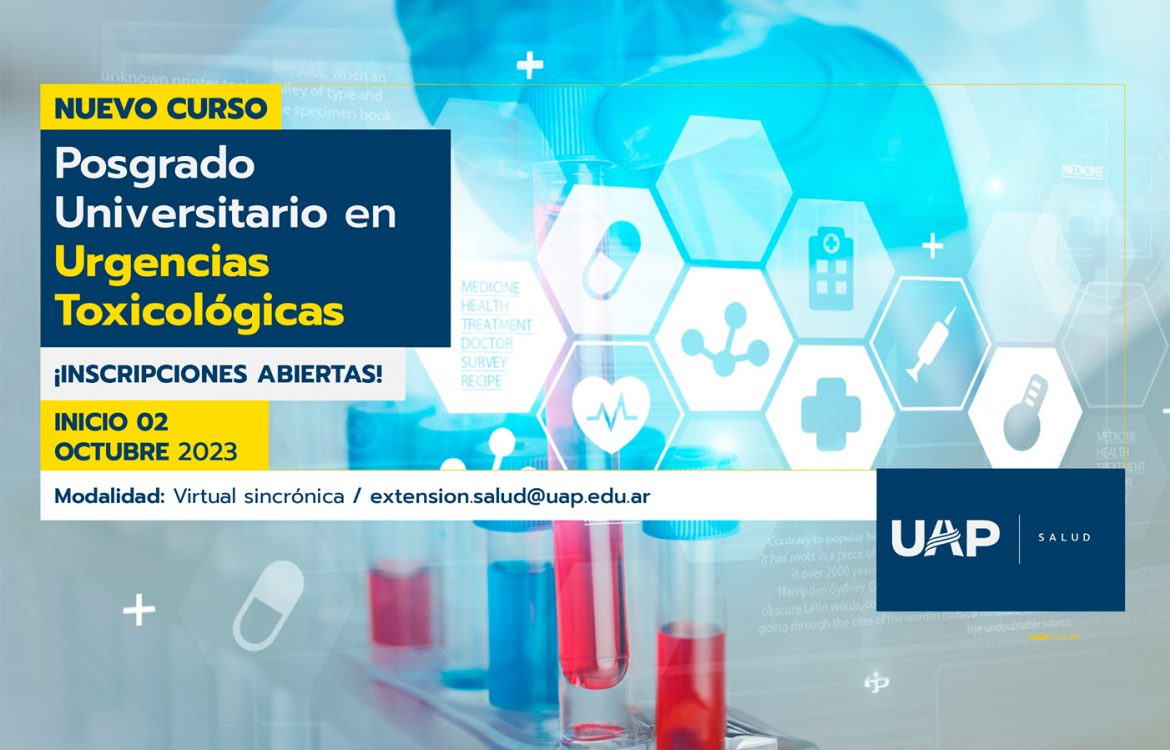 Nuevo Curso de Posgrado Universitario: Urgencias Toxicológicas