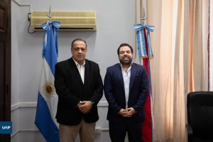 El Rector de la UAP junto al Ministro de Gobierno y Trabajo de Entre Ríos