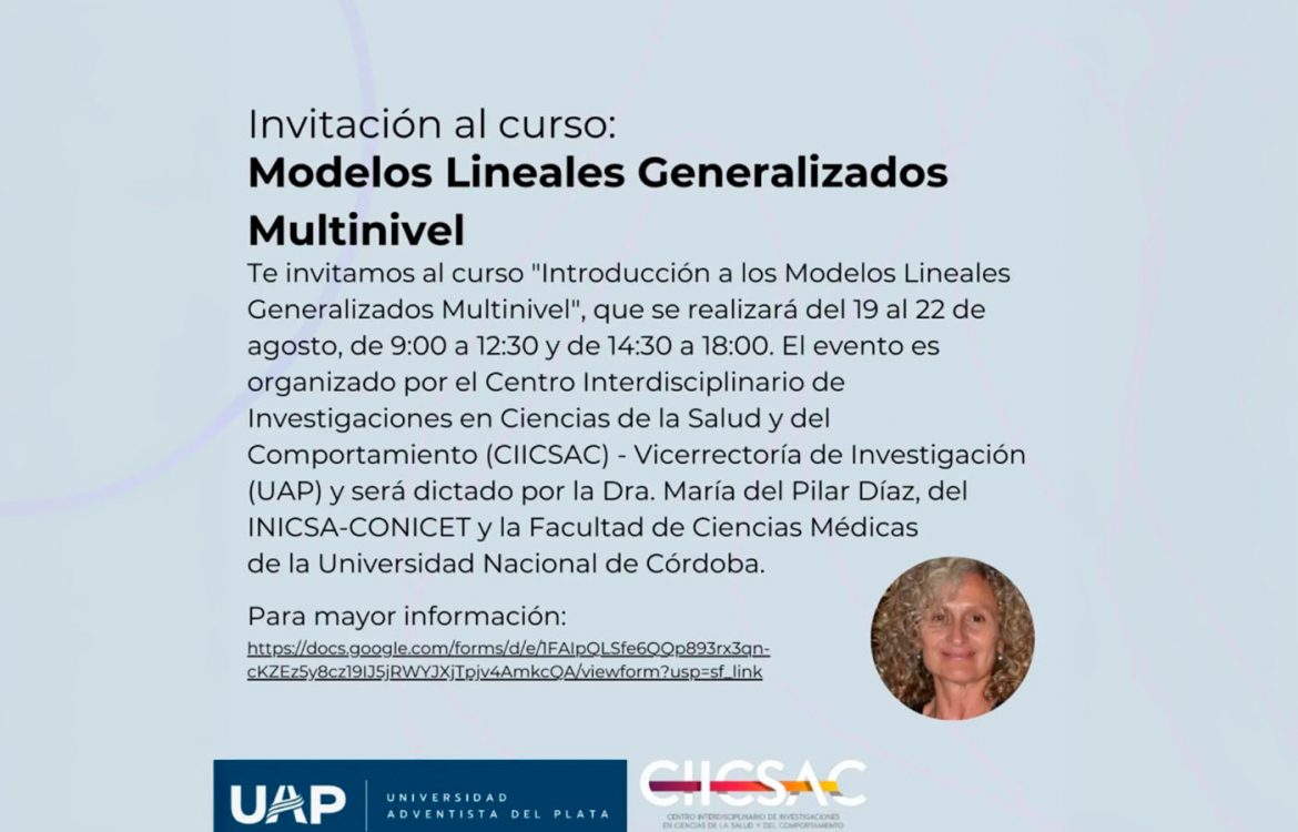 Curso “Introducción a los Modelos Lineales Multinivel” en la UAP