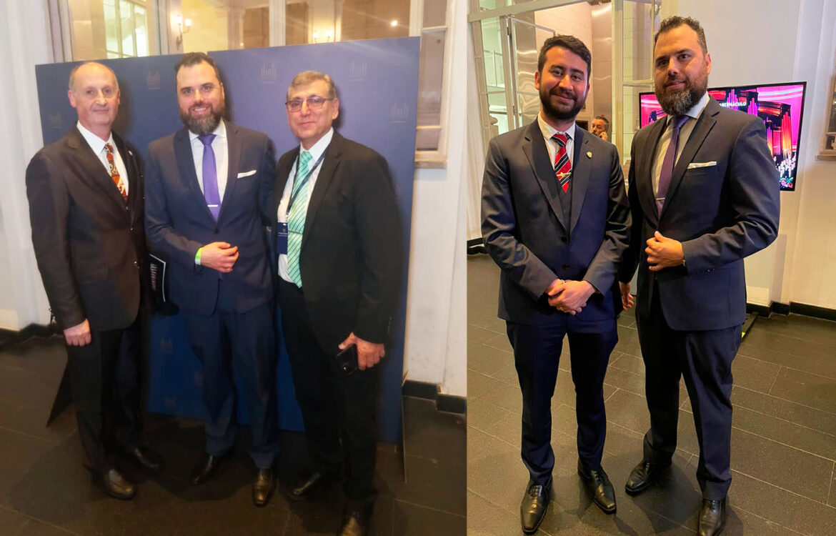 El CEDyR participó en el centenario de la Iglesia de los Santos de los Últimos Días en Argentina. En la foto de la derecha: el Dr. Maldonado junto al secretario de la Nación Nahuel Sotelo.