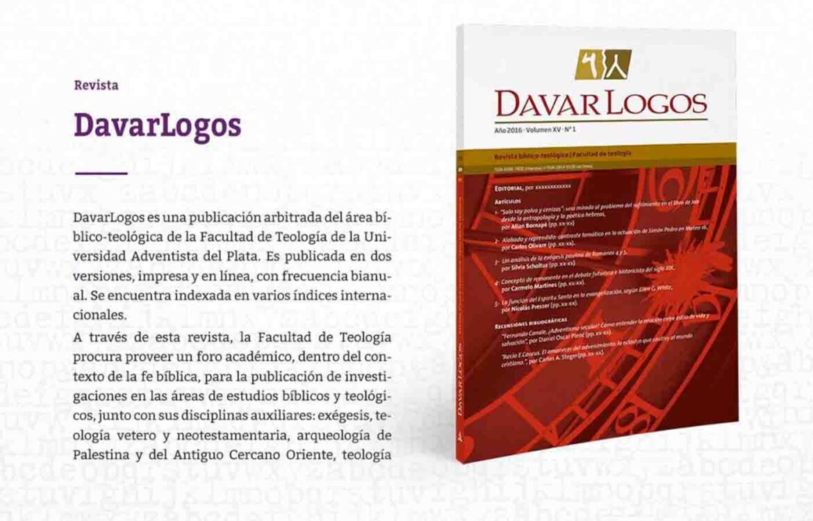 DavarLogos fue incluida en el Núcleo Básico de Revistas Científicas Argentina