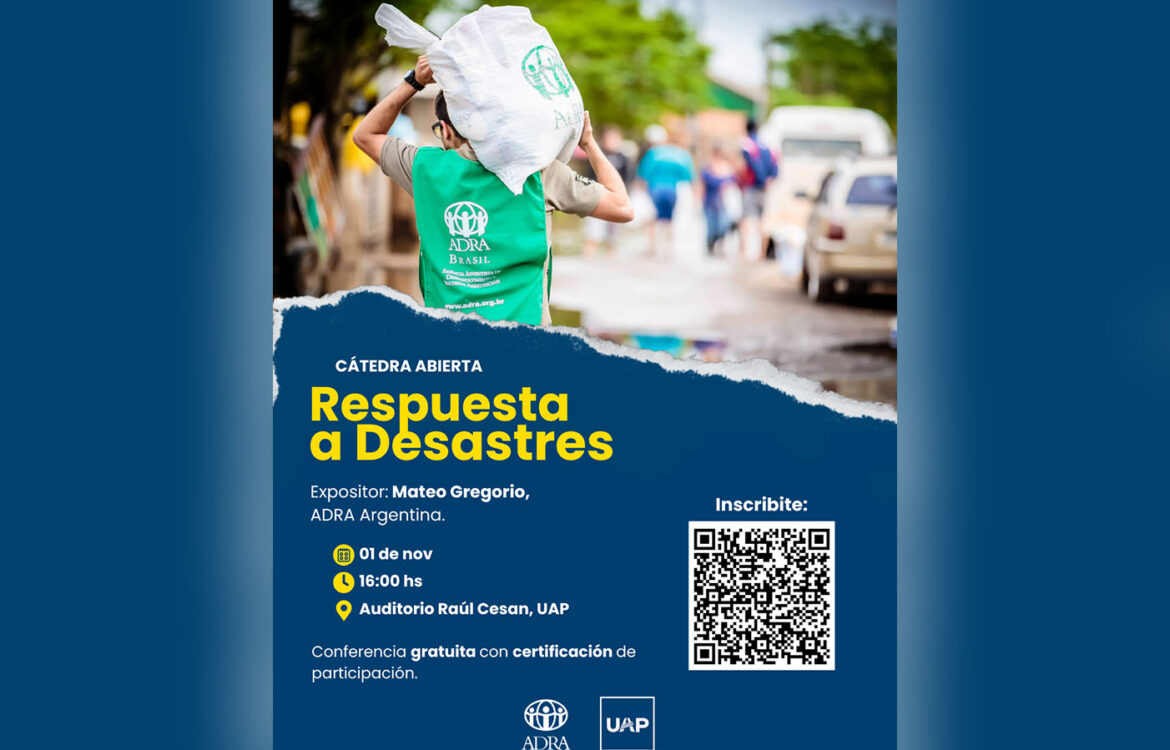 “Respuesta a Desastres”: capacitación comunitaria a cargo de Mateo Gregorio