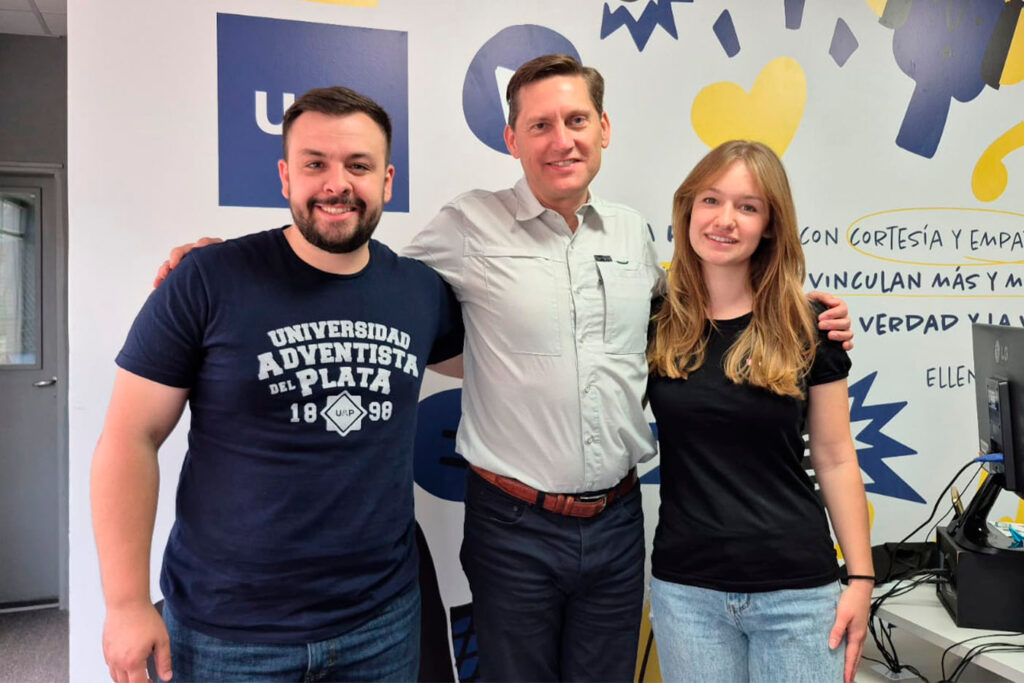 Desde Suecia a la UAP: un ministerio que combina medios, hospitalidad y misión