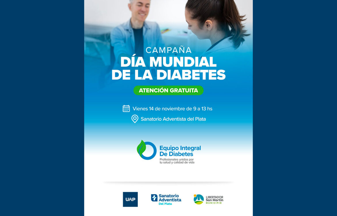 Jornada gratuita por el Día Mundial de la Diabetes