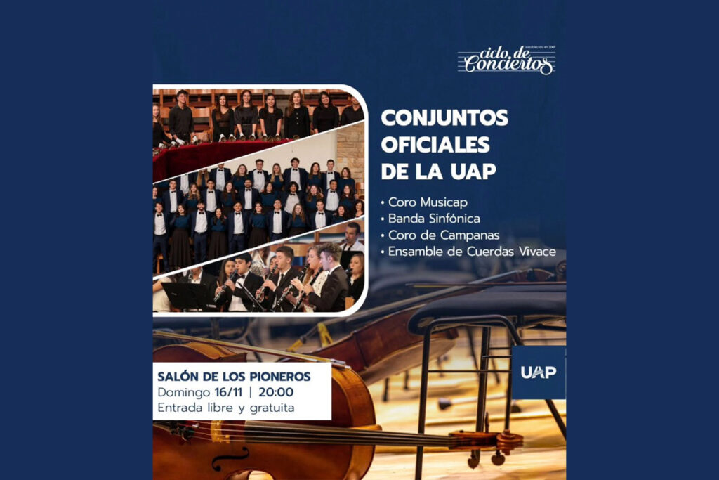 Conjuntos oficiales de la UAP ofrecerán un concierto de culminación del ciclo lectivo