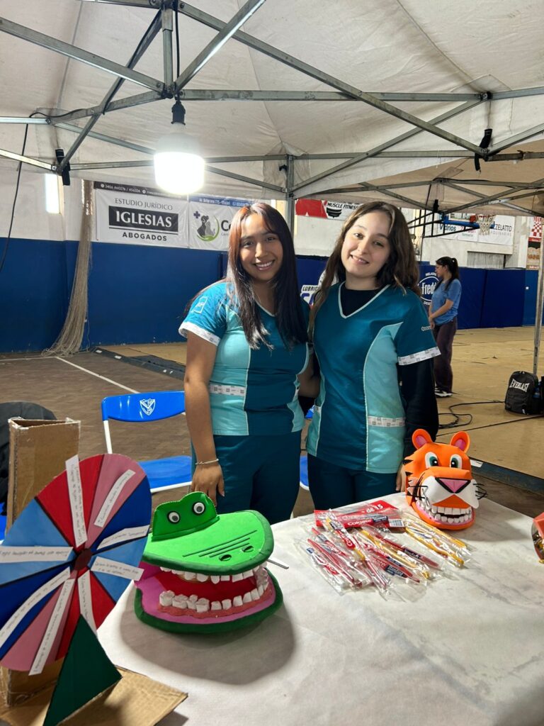 Estand de la UAP dentro de la propuesta de la Feria de Salud en Chajarí