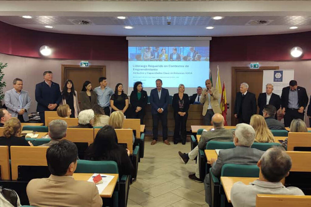 La UAP compartió su modelo de sinergia emprendedora en AFIDE Roma 2025