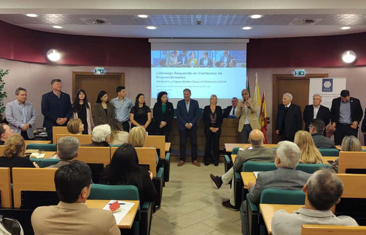 La UAP compartió su modelo de sinergia emprendedora en AFIDE Roma 2025