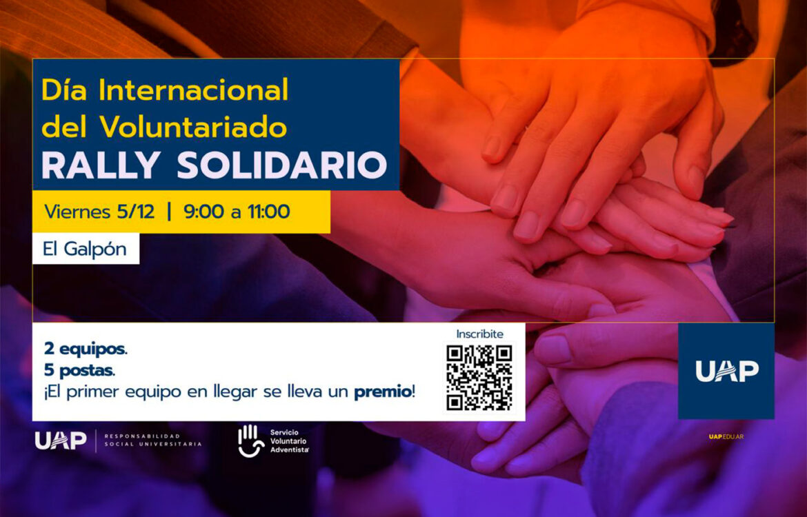Día Internacional del Voluntariado: Rally solidario en la UAP
