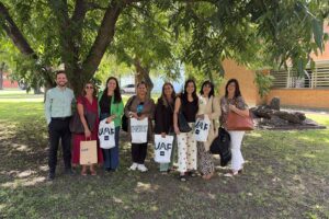 Profesionales del área de Internacionalización de universidades argentinas en el campus de la UAP.