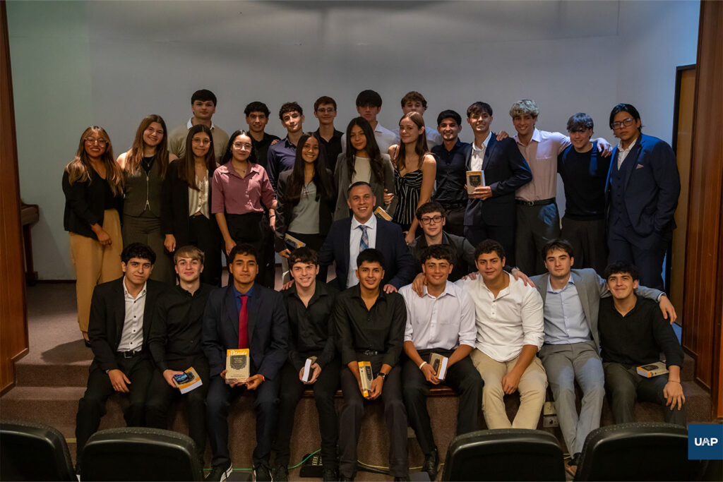 Grupo de ingresantes de la Licenciatura en Administración.