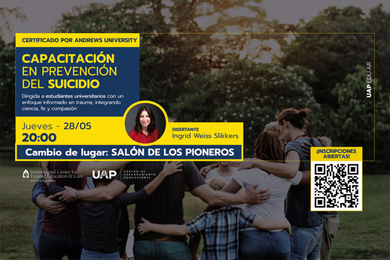 Se realizará una capacitación en Prevención del Suicidio por Ingrid Weiss Slikkers