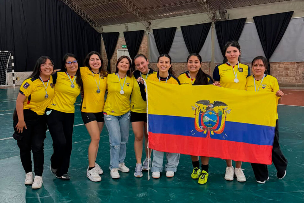 Equipo femenino de Ecuador.