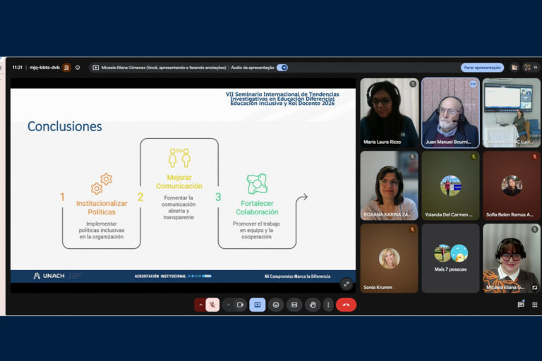 El Sistema de Educación a Distancia (SIED) de la UAP participó en el VII Seminario Internacional de Tendencias Investigativas en Educación Diferencial (TEDI)